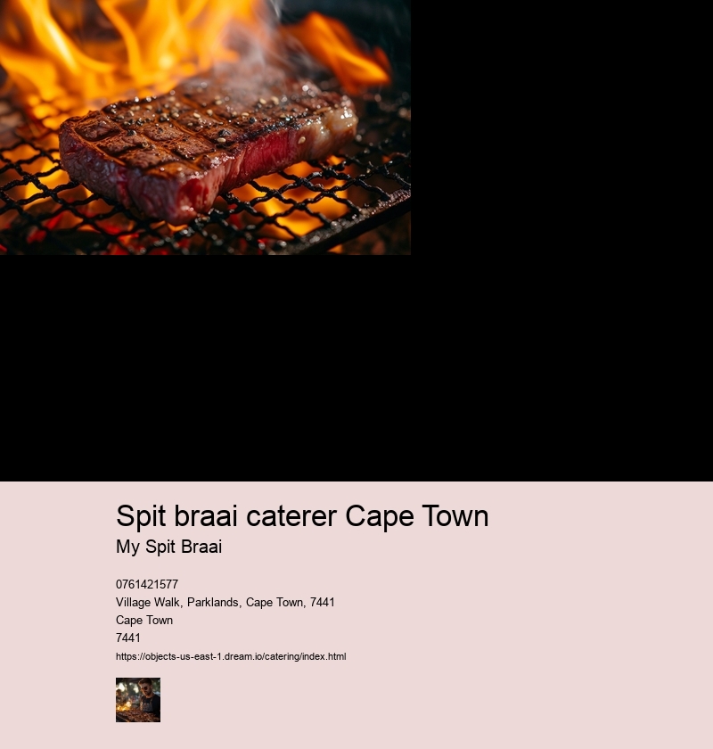 Spit braai caterer Cape Town